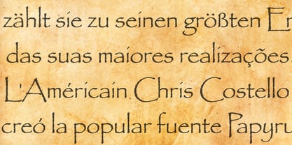 Papyrus Font Poster 4